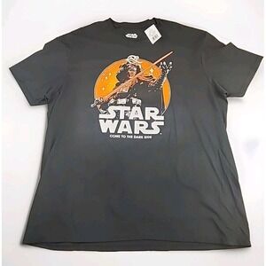 Star Wars T-Shirt Come To‎ The Dark Side Men's 2XL Short Sleeve Graphic Black